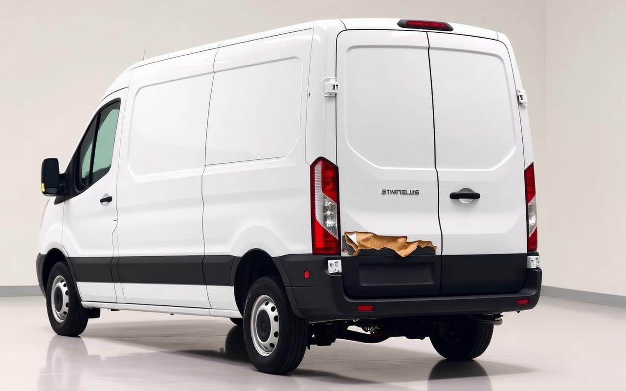 Mercedes-Benz Vito 116 CDI – Bakskada, lastutrymme intakt